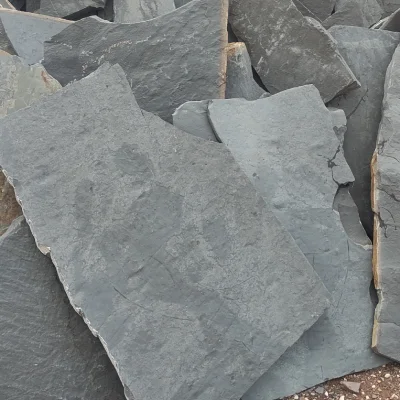 نمونه کار سنگ ورقه ای لاشه ای قبل از اجرا