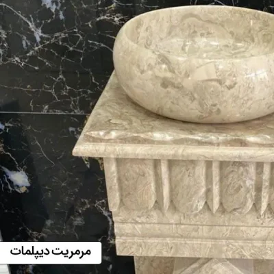 نمونه کار سنگ مرمریت دیپلمات بعد از اجرا