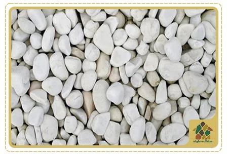 ویژگی قلوه سنگ سفید برای محوطه سازی