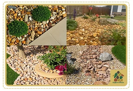 قیمت قلوه سنگ پرتقالی برای کف حیاط چقدر است